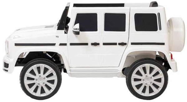 Toyland Электромобиль Джип Mercedes Benz G500 / цвет белый