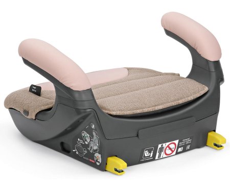 Автокресло i-Size(125-150см,6-12лет),Viaggio Shuttle  (Mon Amour бежевый с розовым)
