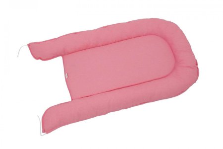 Бортик детский Гнездышко Polini kids Зигзаг, розовый