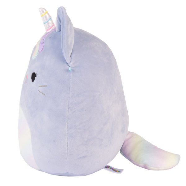Squishmallows Игрушка мягкая "Кошка-единорожка Кларисса" Сквишмэллоус 30 см
