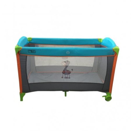 детские Детский прямоугольный манеж Urban Baby ChildHood: Gray / жирафик