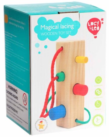 Шнуровка-сортер "Брусочек"