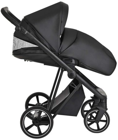 Roan Коляска 2 в 1 Sol Eco / цвет Black (черная кожа)