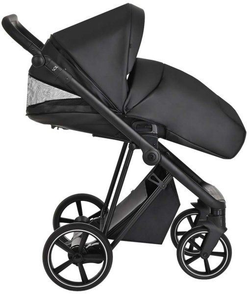 Roan Коляска 2 в 1 Sol Eco / цвет Black (черная кожа)