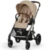 Коляска Cybex Balios S Lux TPE 3в1(+дожд) (Almond Beige)