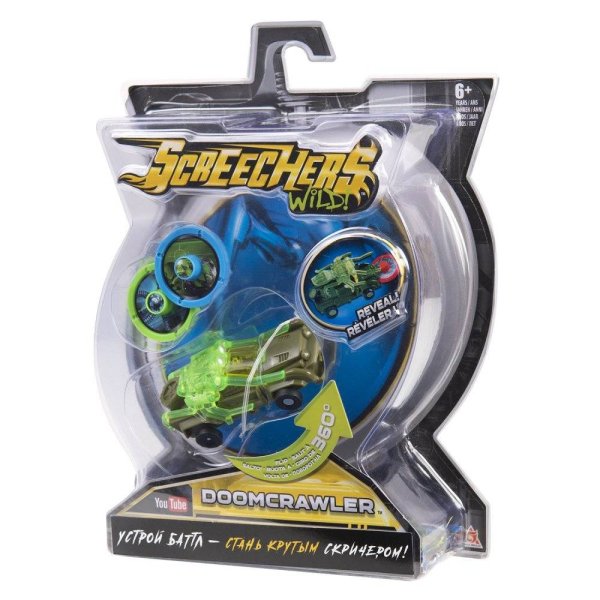 игрушка Screechers Wild Дикие Скричеры. Машинка-трансформер Думкролер л1
