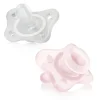 Chicco Пустышка сил. PHYSIOFORMA MINI SOFT /цвет pink, 0-2 мес, 2 шт 00073289110000