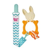 ROXY-KIDS Универсальный прорезыватель Bunny с держателем / цвет горчичный					