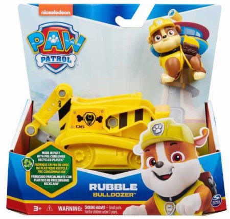 Paw Patrol Набор Щенячий патруль машинка с фигуркой Крепыш, 15 см