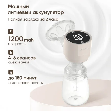Молокоотсос электр.Paomma, Almond milk