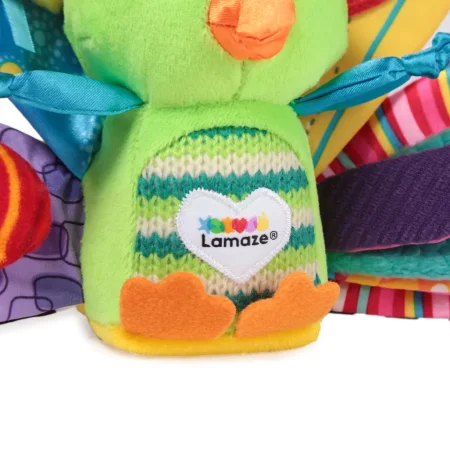 Lamaze (Ламаз) игрушка с подвесом развивающая для малышей Павлин Жак 
