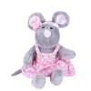 Softoy Игрушка Мышь в сарафане в горошек, 26 см S872/15