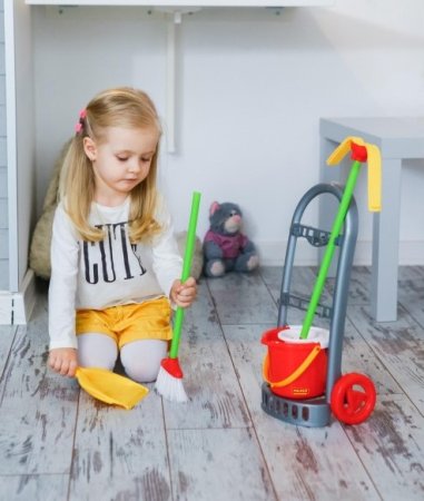 Полесье игровой набор для уборки "чистюля-мини"
