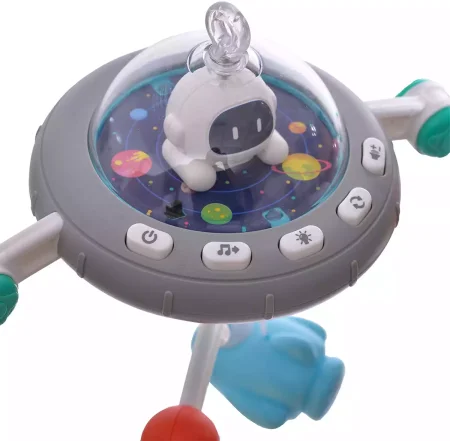 Музыкальная подвеска с игрушками на кроватку HE0318