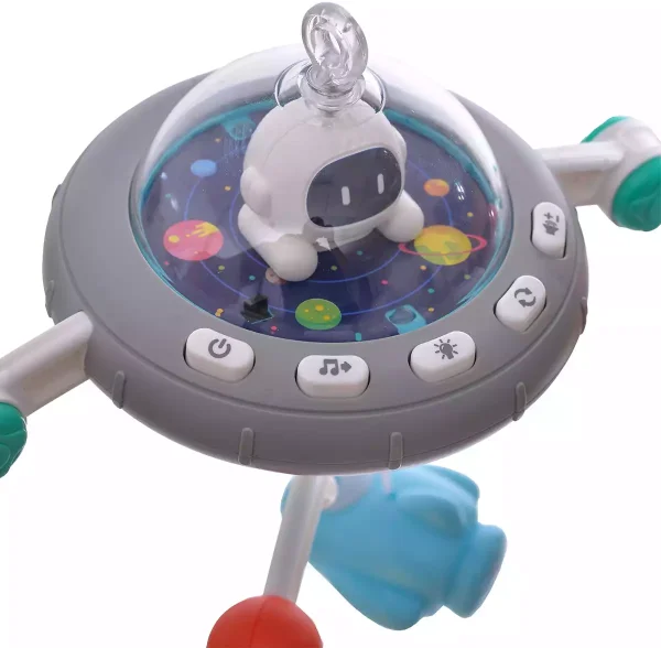 Музыкальная подвеска с игрушками на кроватку HE0318