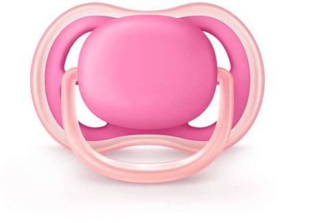 Avent Серия Ultra air Соска пустышка силиконовая, ортодонтическая, от 6 до 18 месяцев, 2 штуки, для девочки / SCF245/22