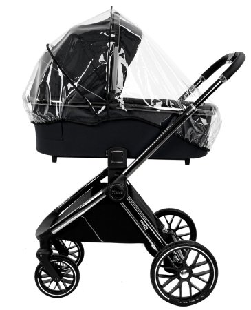 Коляска 2в1 Mayla Lux короб+прогул.  (Black)