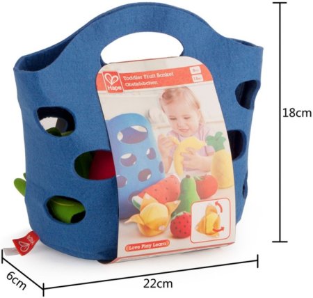 Hape Игровой набор "Корзина с фруктами"