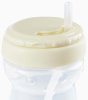 Happy Baby Поильник с трубочкой Cream, 360 мл