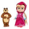 Кукла Маша и Медведь маша 15 см, озвуч, кор КАРАПУЗ в кор.30шт