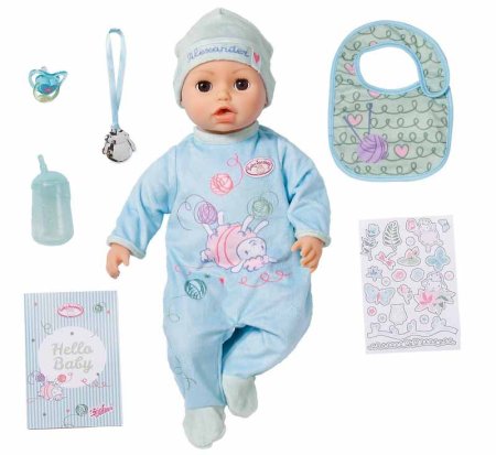 Baby Annabell Интерактивная кукла Александр, 43 см