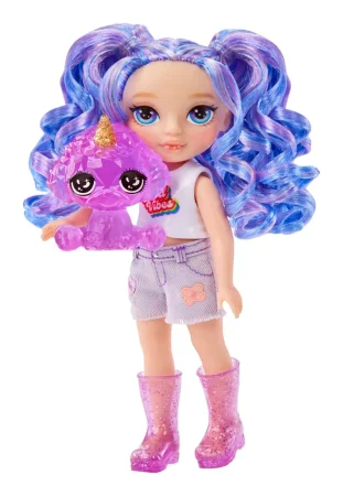 RAINBOW HIGH(Рейнбоу Хай) Кукла Littles Аметист 15 см фиолетовая с аксессуарами
