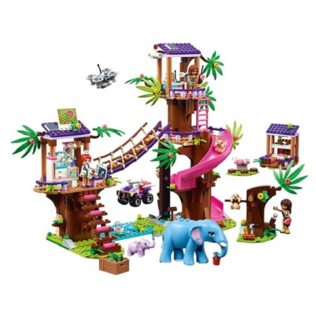 Lego Конструктор Friends "Джунгли: штаб спасателей"