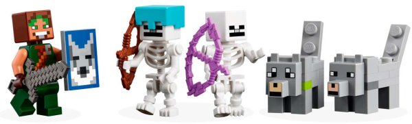 Lego Конструктор Minecraft "Волчья крепость"