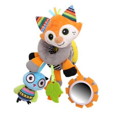 Biba Toys Развивающая игрушка спираль Лисенок и друзья