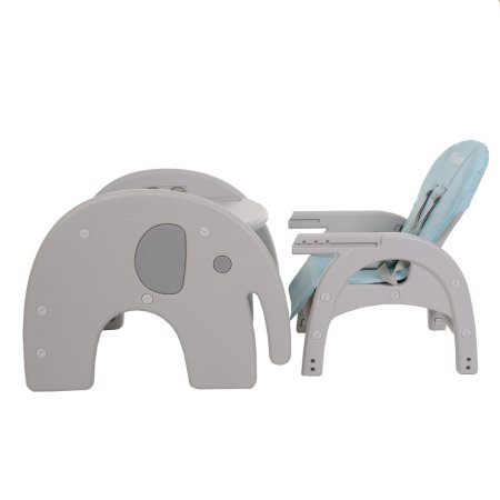 Pituso стульчик-трансформер для кормления 3 в 1 elephant / цвет turquoise/бирюзовый