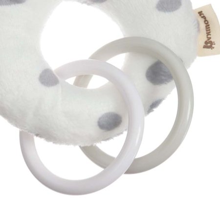 Крошка Я Погремушка на кольце «Коровка»