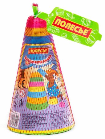 Полесье Занимательная пирамидка, 10 элементов