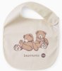 Happy Baby Нагрудный фартук на липучке / цвет bears milky (молочный)