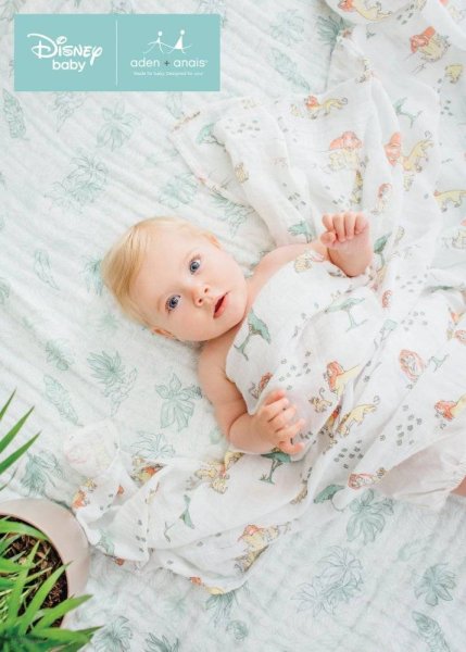 Aden & Anais Набор муслиновых пеленок из 4-х шт The Lion king DISN105G