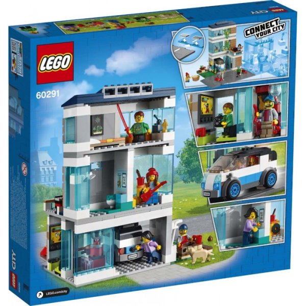 LEGO City Конструктор "Современный дом для семьи", 388 деталей
