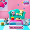 Набор "Обед с друзьями": три фигурки мини-животных с аксессуарами, коллекция Littlest Pet Shop 