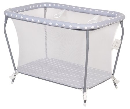 Polini kids Манеж Classic Звезды / цвет серый, белый