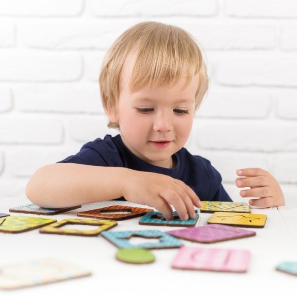 Лесная мастерская Развивающая игра Досочки Сегена / разноцветная