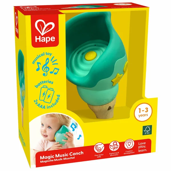 Серия "На море": Музыкальная игрушка-ракушка