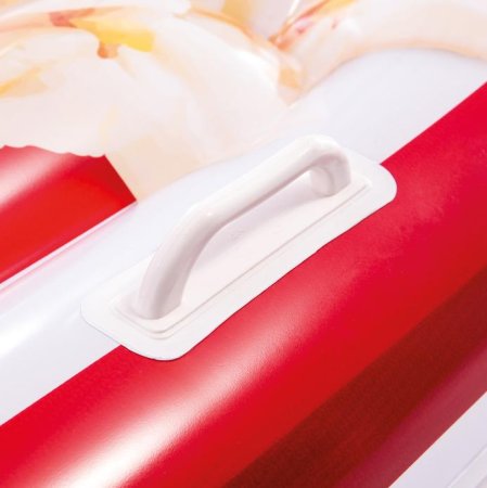 Intex надувной плотик попкорн / цвет желтый, красный