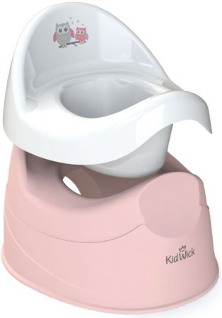 Kidwick Горшок Дуэт / цвет розовый-белый