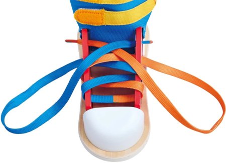 Hape Развивающая игрушка "Моя первая головоломка" Завяжи шнурки 