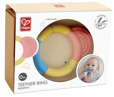 Hape Набор погремушек-прорезывателей "Улыбка", 3 предмета