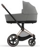 Коляска 2в1 Priam IV Rosegold+сп.блок CYBEX (Mirage Grey)