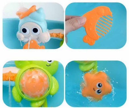 ABtoys Игрушка для ванны Мельница "Облачко и его друзья"