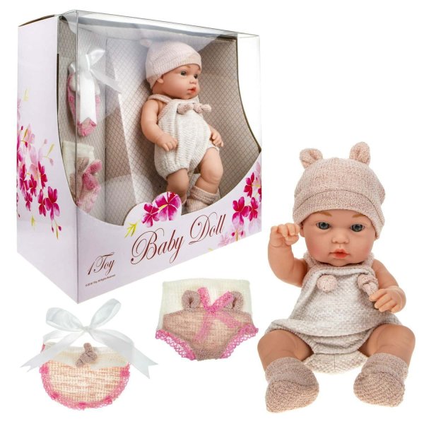 1toy Premium Пупс в розовой одежде