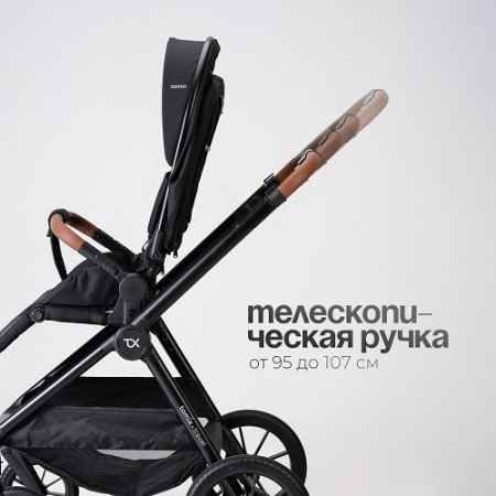 Bambini Moretti Коляска 2 в 1 Travel / цвет Grey (серый)