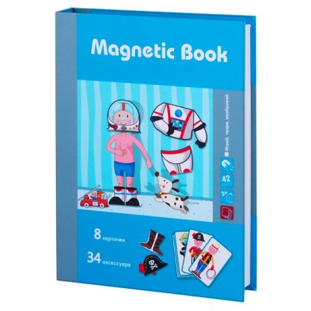 Развивающая игра Magnetic Book Интересные профессии  – внешний вид и детали