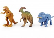 Mioshi Active Набор динозавров "Тираннозавр, паразауролоф и трицератопс"