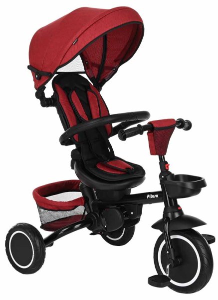 Pituso Трехколесный велосипед Elite Plus / цвет Red Maroon (темно-красный)